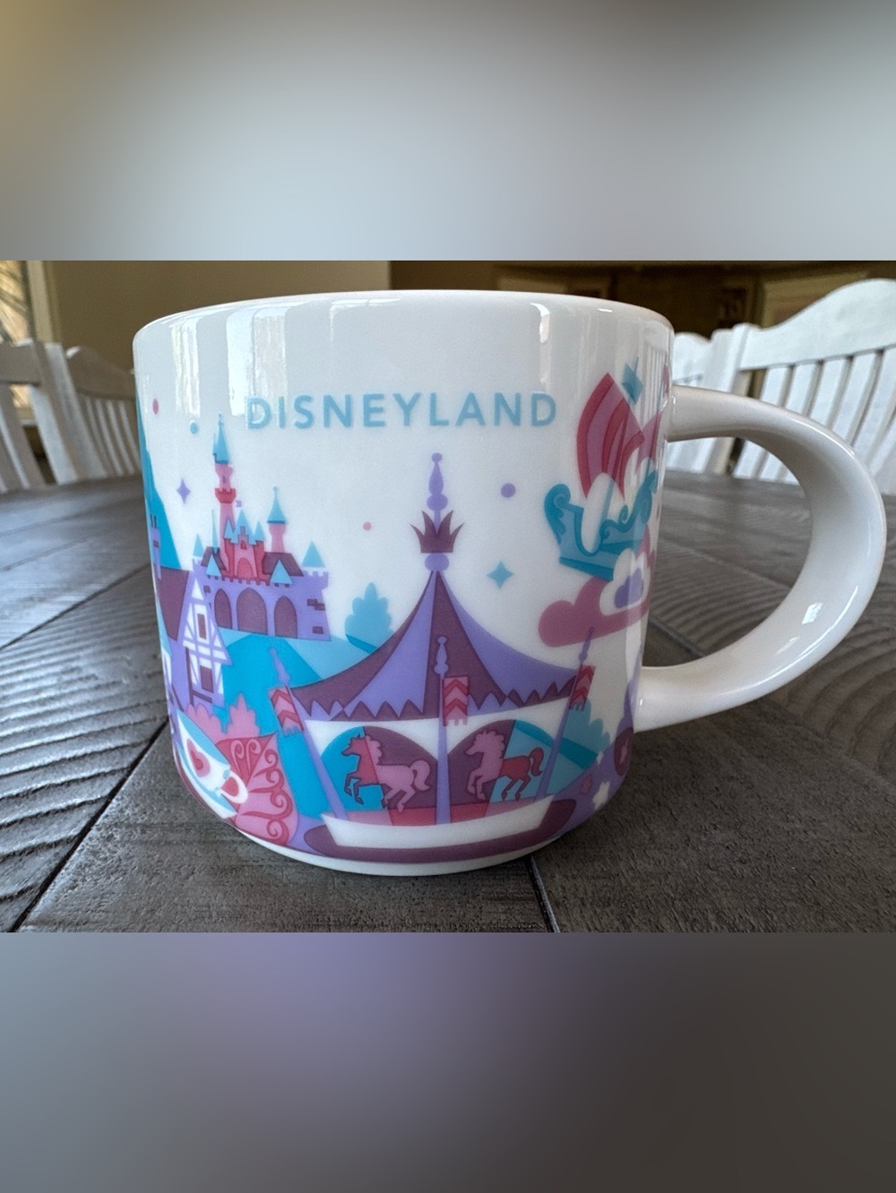 Starbucks Disney Parks Disneyland Fantasyland You Are Here Collection Coffee Mug